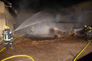 Größerer Schaden bei Brand auf einem Bauernhof verhindert