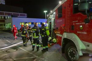 Brandbestätigung bei TUS-Alarm im Universitätsklinikum Krems