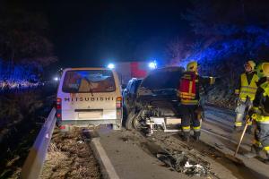 Verkehrsunfall auf der L7085 zwischen Stein und Egelsee