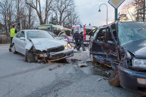 Vier Verletzte nach Unfall auf der Kremser Ringstraße