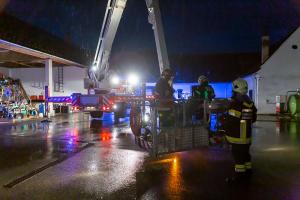 Dachstuhlbrand in Gobelsburg - Fehleinschätzung des Anzeigers