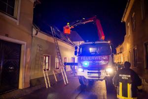 Massiver Feuerwehreinsatz nach Hagelunwetter über Rossatz