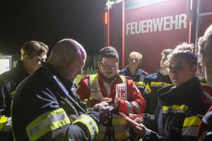 Aufwendige Suche nach Unfallort auf der Gobelsburger Haide