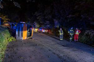 Aufwendige Suche nach Unfallort auf der Gobelsburger Haide