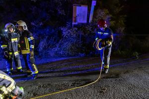 Aufwendige Suche nach Unfallort auf der Gobelsburger Haide