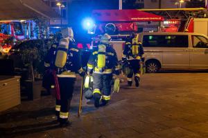 Rauchentwicklung aus Toilette bei Imbiss