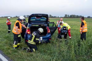 Kreuzungsunfall auf der L45 – Zwei Fahrzeuge kollidieren