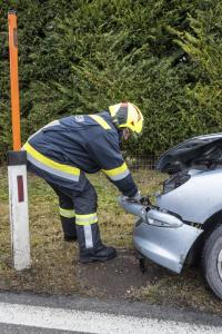 Glatteisunfall auf der B3 in Dürnstein